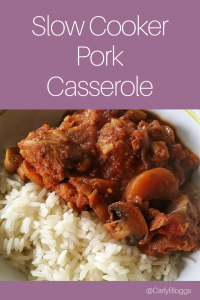 Slow Cooker Pork Casserole - Carly Bloggs