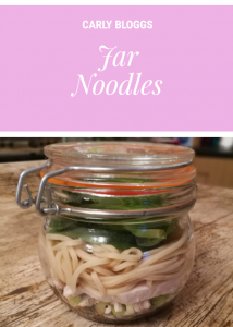 Jar Noodles - A Simple but tasty lunch recipe that works perfectly on any diet.