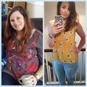 Ditching the Diet - a before and after picture.