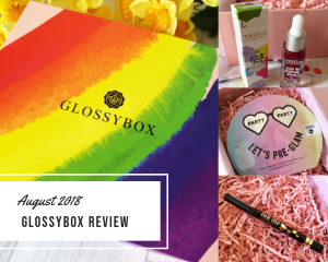 August '18 Glossybox Pin
