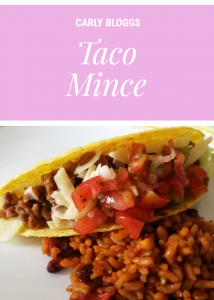 Taco Mince - the perfect filling