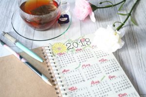 Starting a bullet journal with a calendar