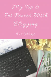 Top 7 - My Top 5 Pet Peeves With Blogging