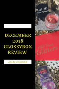 December 18 Glossybox Review - Take a look at what was inside this Sold Out box