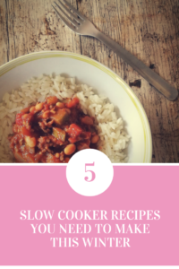 5 Slow Cooker Recipes. My favourite, healthy recipes. 