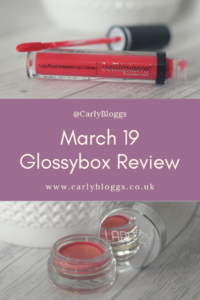 March 19 Glossybox Review