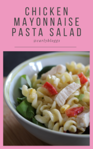 Chicken Mayonnaise Pasta Salad - the perfect recipe for any diet plan. #slimmingworld #weightwatchers #HDE #healthy