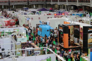 The Allergy Free From Show - A view of the stalls from above