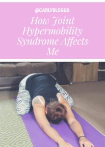 How Hypermobility Syndrome affects me - Find out more about Hypermobility Syndrome 